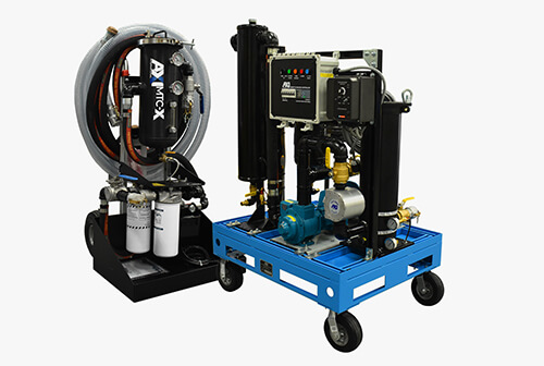 Mobile fuel polishing system cart and skid system