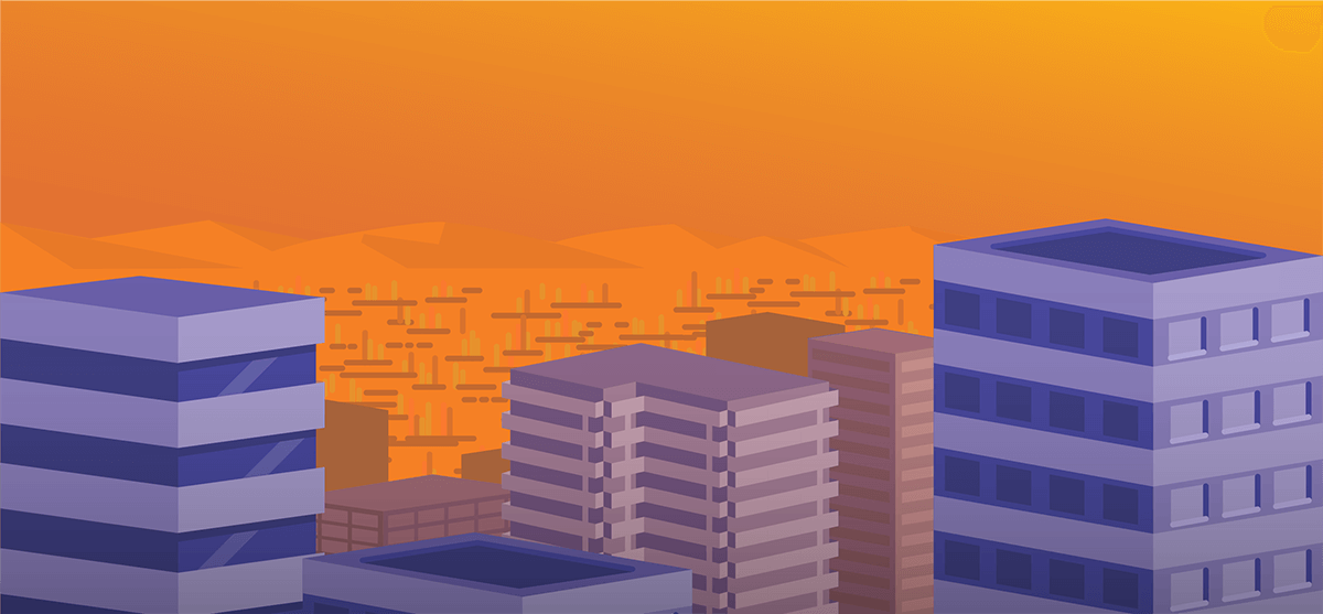 Smoggy City Illustration